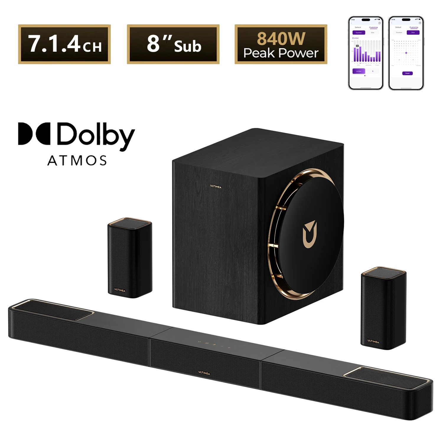 Surround Sound System with Subwoofer - Image 3
