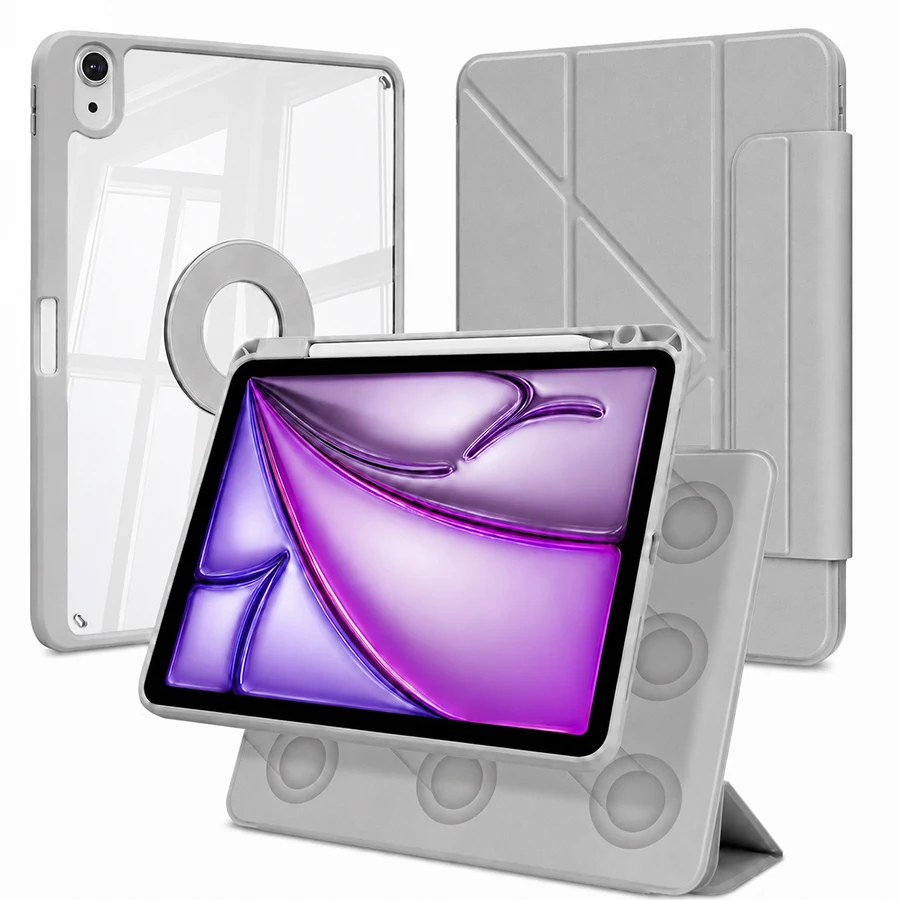 Detachable Magnetic ipad Case with Pencil Holder - Image 4