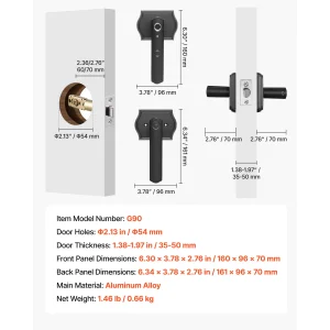Electronic Biometric Deadbolt - Thumbnail Image 3