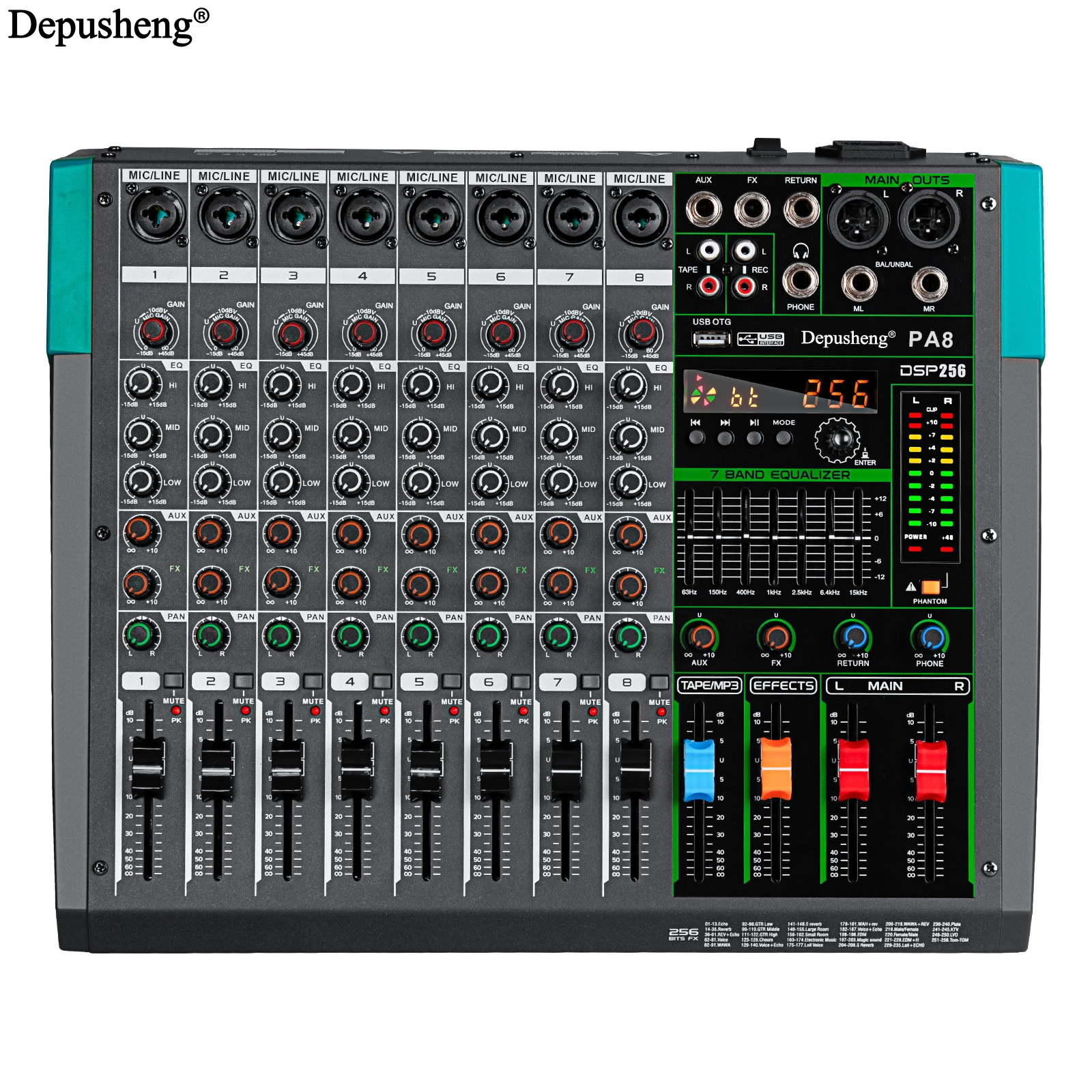 6/8/12/16 Channel  Audio Mixer - Image 3