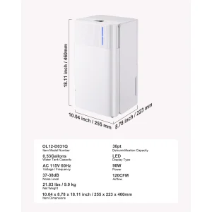 52Pints Dehumidifier - Thumbnail Image 4