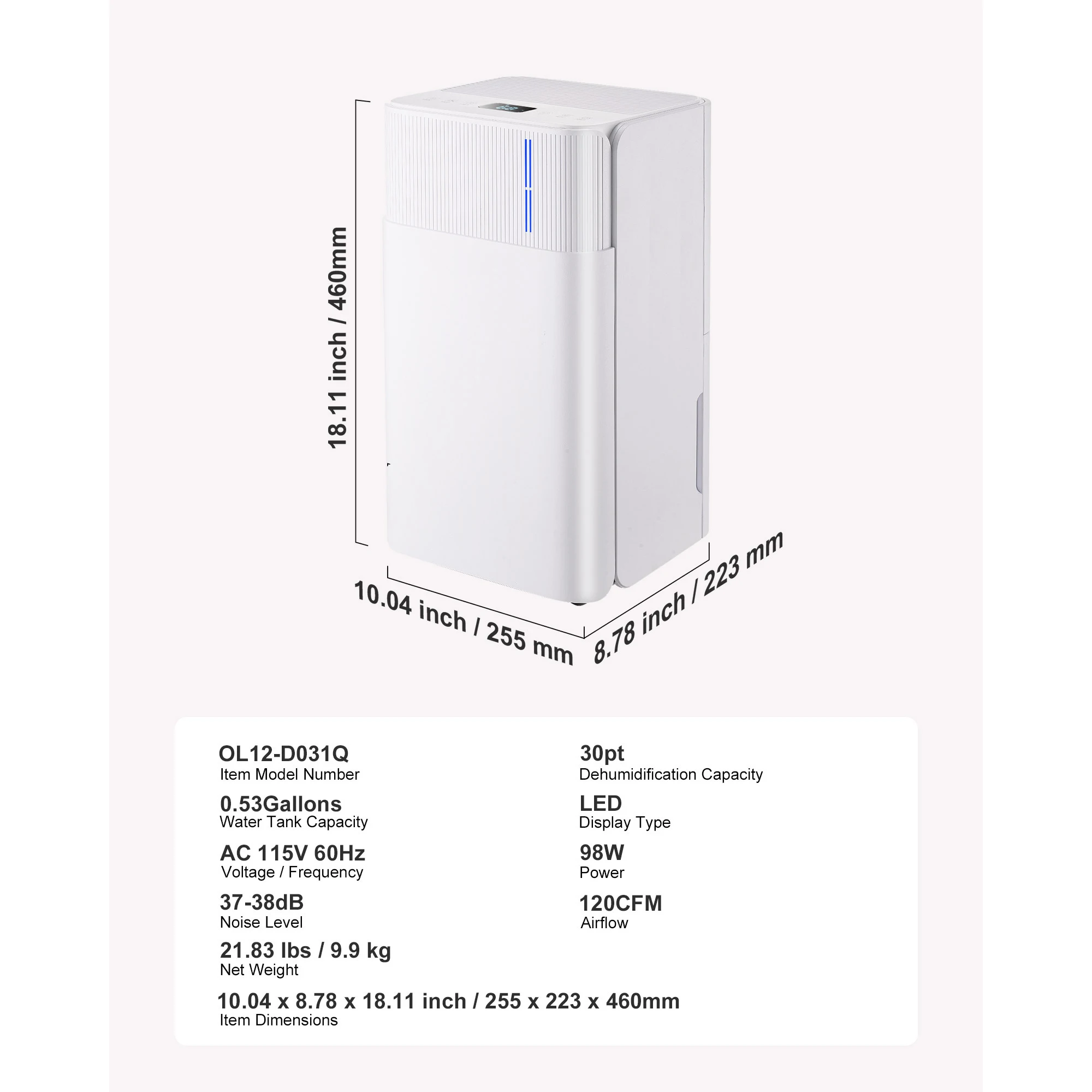 52Pints Dehumidifier - Image 4