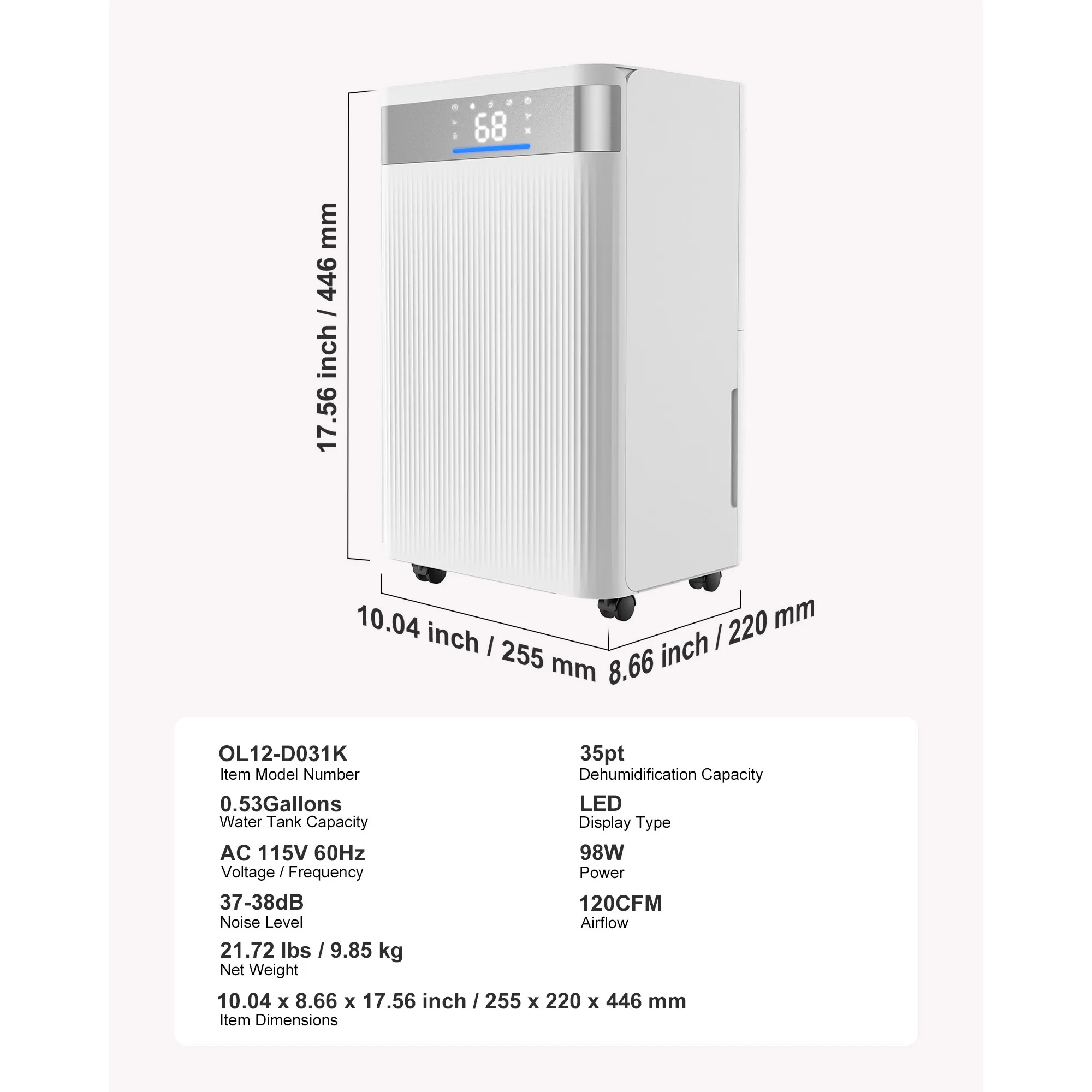 52Pints Dehumidifier - Image 5