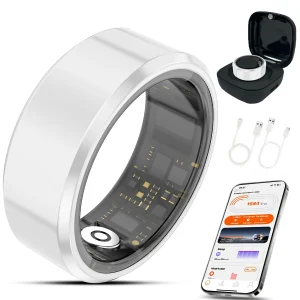 White Ceramic Smart Ring