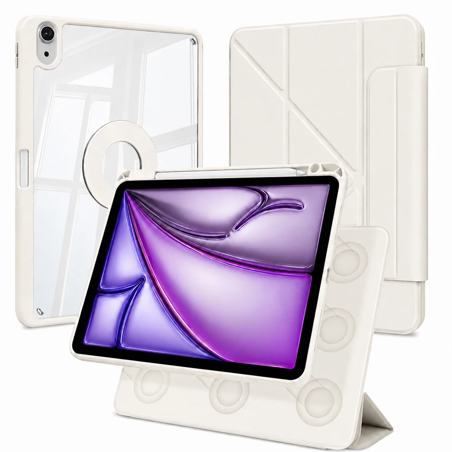 Detachable Magnetic ipad Case with Pencil Holder - Image 3