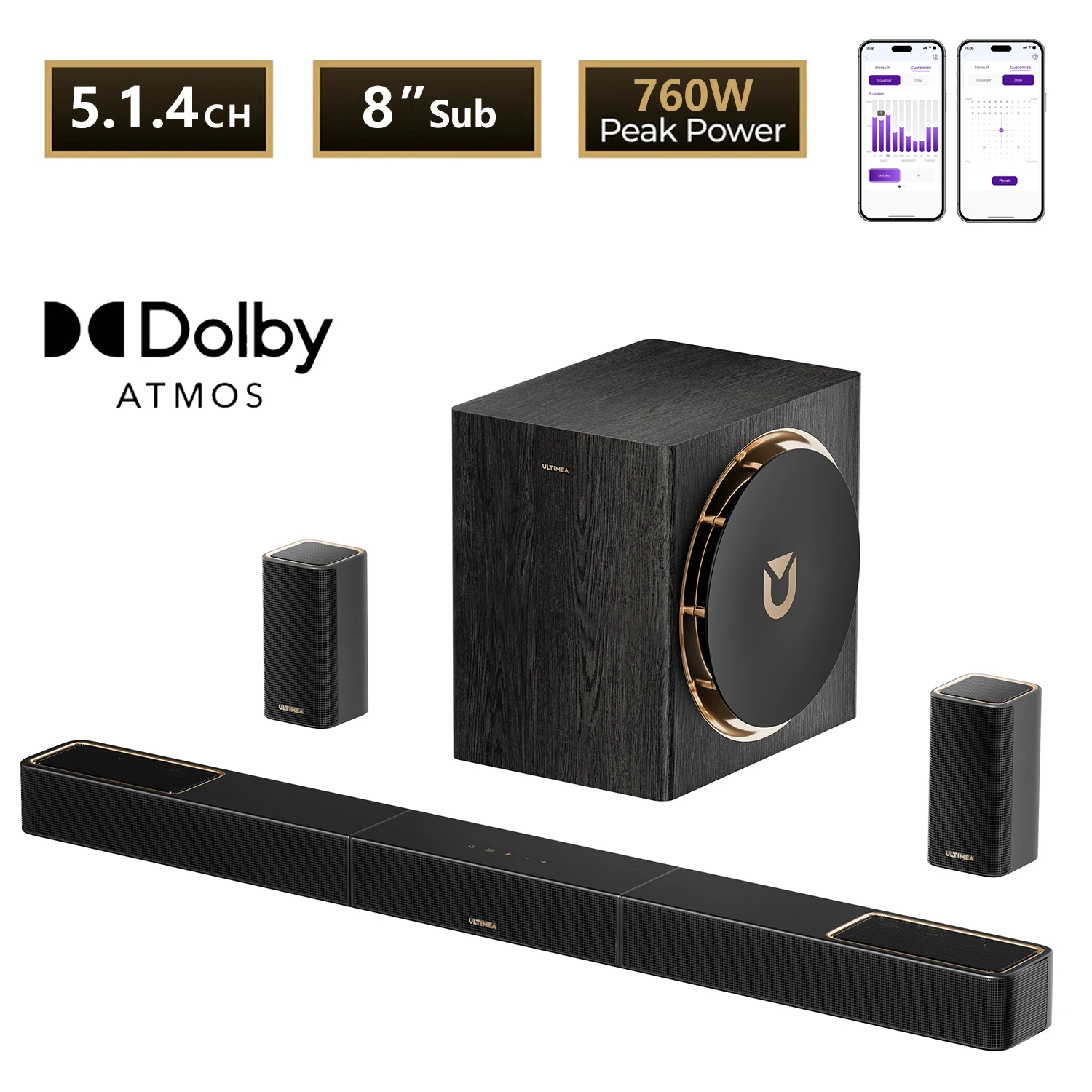 Surround Sound System with Subwoofer - Image 4
