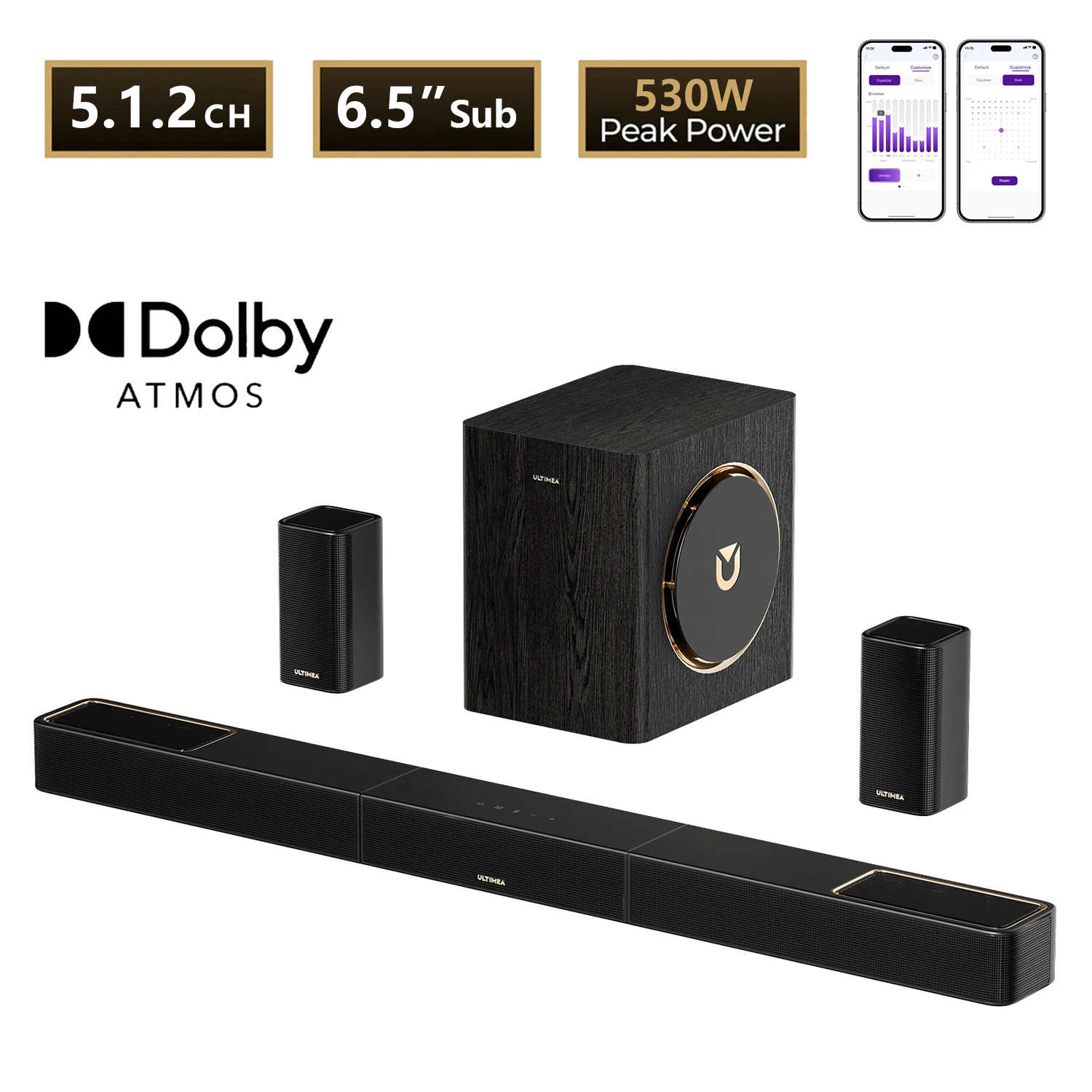 Surround Sound System with Subwoofer - Image 2