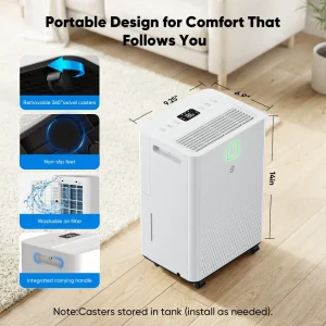 HUMILABS Dehumidifier for Home Basement - Thumbnail Image 2
